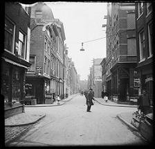 De hoek Elandstaat - Hazenstraat in 1930